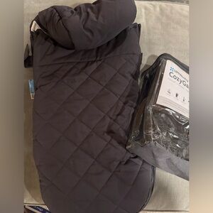 UPPA BABY Cozy Ganoosh Footmuff “Jake” in Black w/Cream Fleece.